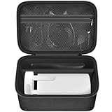 Upgraded Mini Projector Case Compatible with Magcubic HY300Pro+ / HY300PRO for ENUOSUMA HY300 ULTRA for Alwtniet Portable Projector 4K 1080P Support, Storage Organizer for Accessories-Black (Bag Only)