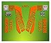 Pegatinas HORQUILLA ROCK SHOX YARI 2016 ELX28 STICKERS AUFKLEBER AUTOCOLLANT ADESIVI BICICLETA CYCLE MTB BIKE 26" Y 27.5" NARANJA / ORANGE