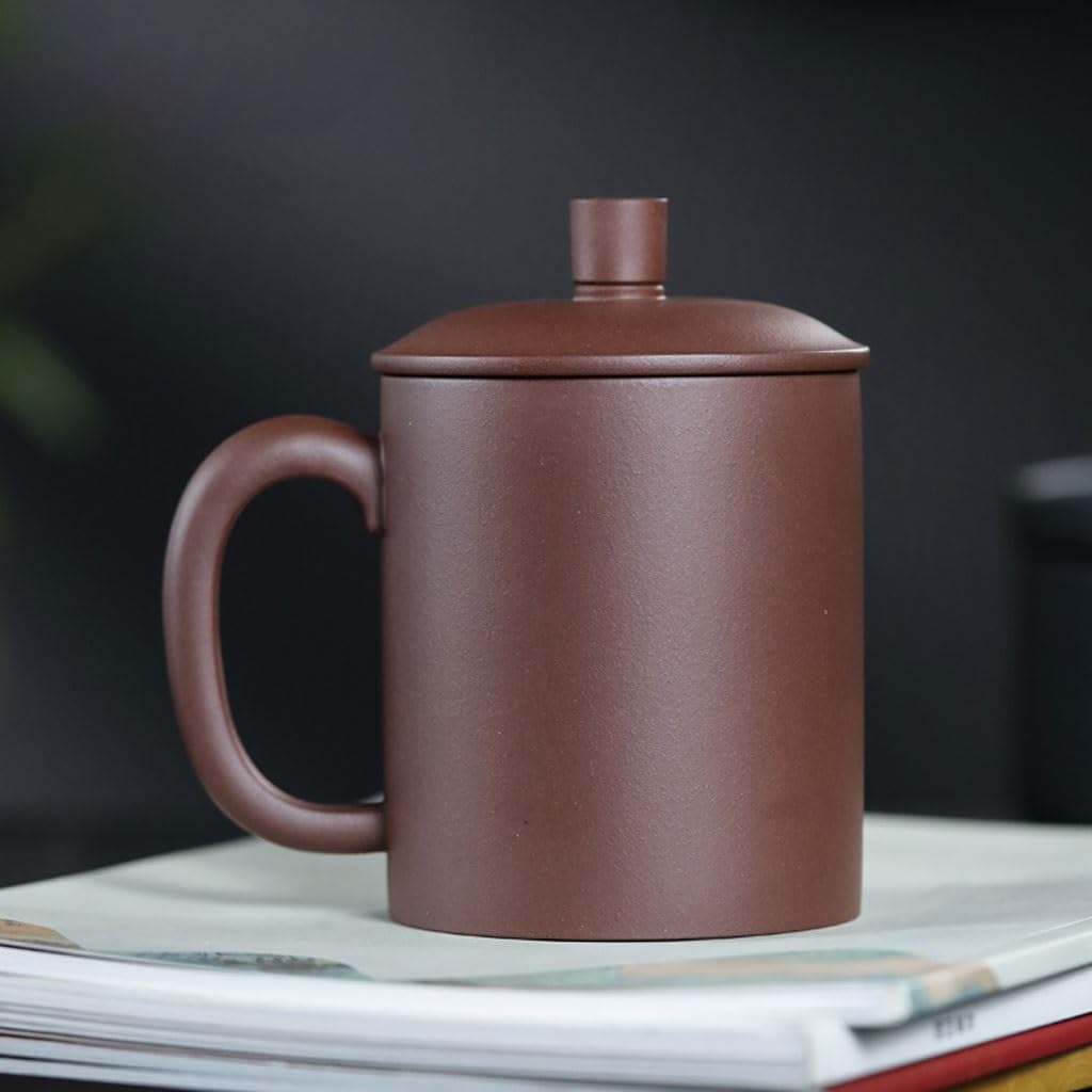 Matcha kubki domowe kubek na wodę 450 ml fioletowy kubek z piaskiem ręcznie grawerowany kubek do parzenia herbaty męski biurowy kubek do herbaty zestaw do herbaty zaparzacz do herbaty kubek do