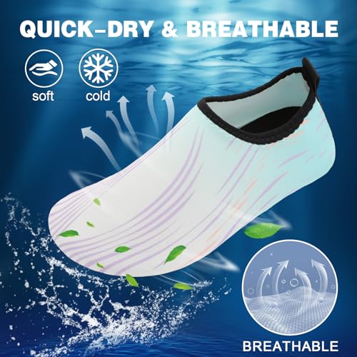 Water Shoes for Women Men Aqua Socks Swim Surf Beach Barefoot Yoga Travel Camping Boat Accessories Quick-Dry Non Slip Adult3