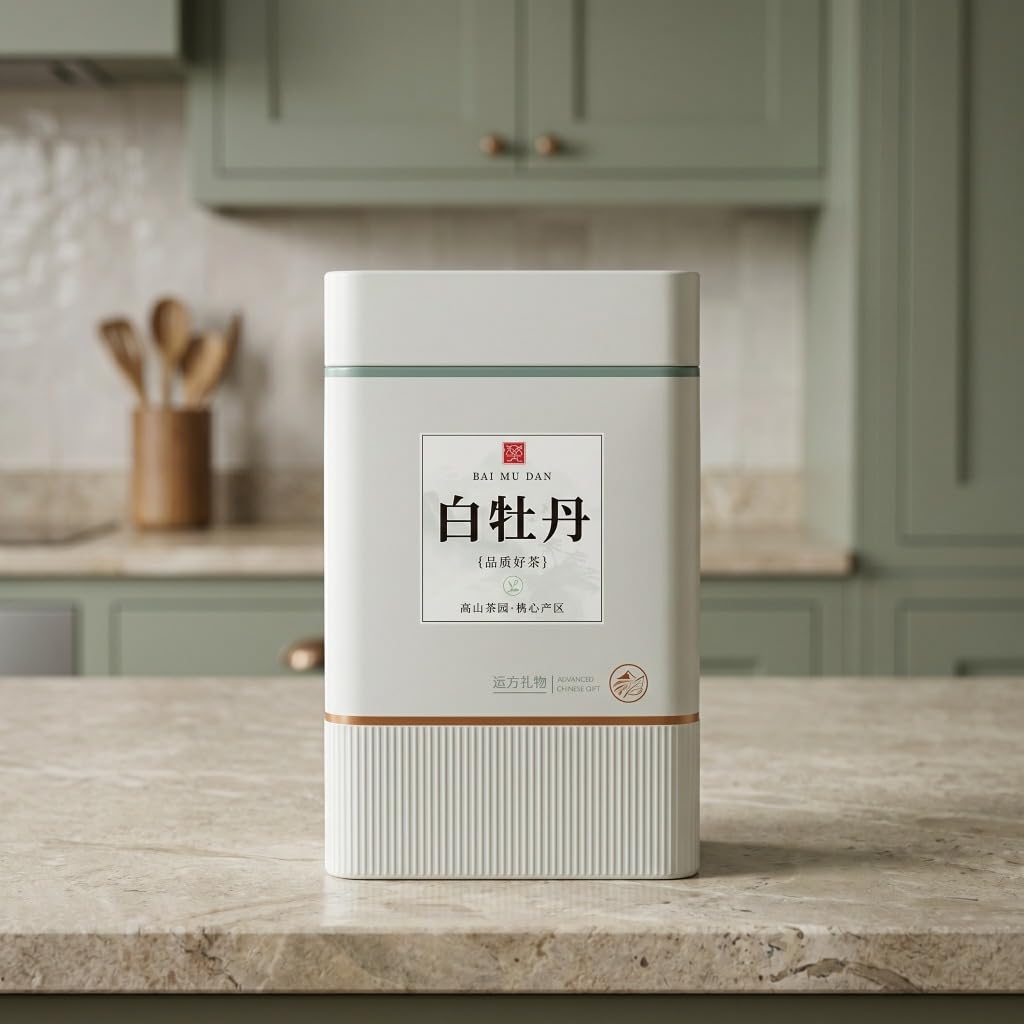 Tè BaiMuDan (Peonia Bianca) 125g*2/8,82 Oz | Tè in Foglie Sciolte Di Grado 1 | Tè Bianco Dall'aroma Intenso | Bevanda Naturale Sana