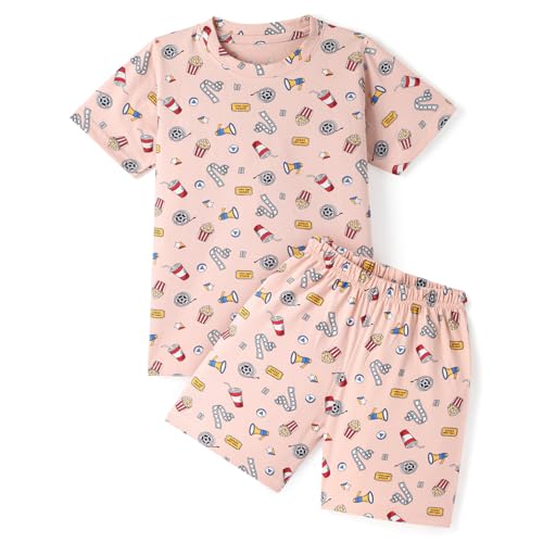 Image of Pure Cotton Half Sleeves Printed T-Shirt & Shorts Set Set | Shorts Set for Kids | Clothing Set for Kids | Summer Set for Kids | Kids Nightwear Multicolor and Sizes