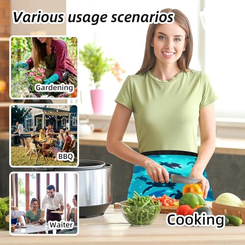 Tablier court de chef à 3 poches pour simplifier le service au bistrot - 7