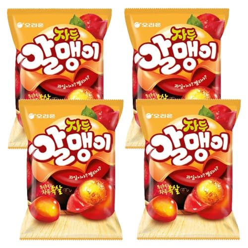 韓国グミ マイグミ オリオン 果汁グミ 4種アソート(葡萄・プラム・ライチ・キウイ) 個包装 人気スナック 甘くて美味しいおやつ 韓国お菓子 プレゼントにも最適 (プラム (67g×4袋))