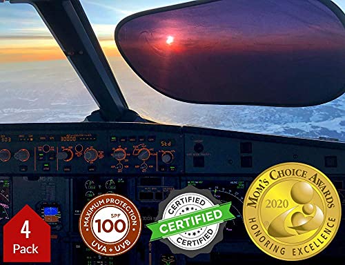Car Window Shades - Certified 99.79% UVA & 99.95% UVB Sun Protection. Award Winning car Sun Shade...*