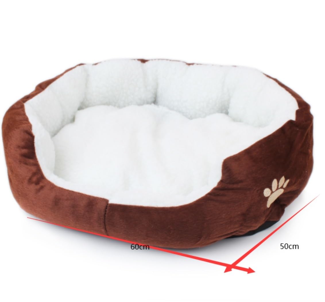 Cuccia Cane Interno Cuccia Gatto Cuccia Per Animali Domestici Rosa Gatto Cane Rotondo Inverno Caldo Sacco A Pelo Letto Cuscino Tappetino Lungo Soffice Peluche Morbido Letto Per Animali Domestici Cucci