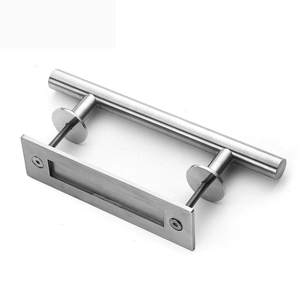 Poignée de porte push-pull double en inox pour réparer et sécuriser vos accès