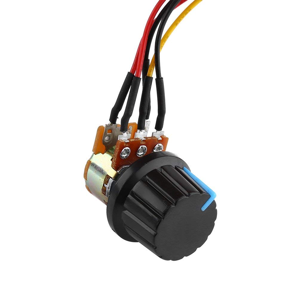 DC 10-55V 40A PWM Régulateur de Vitesse Moteur à Courant Continu Interrupteur Avant Arrière, Contrôleur de Vitesse de Moteur