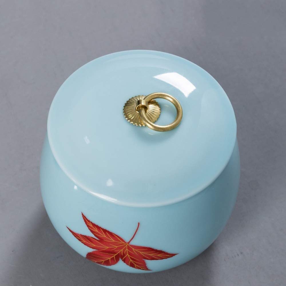 Urna Funeraria In Ceramica Chillers Per Ceneri Umane O Animali - Modello Rotondo Commemorativo