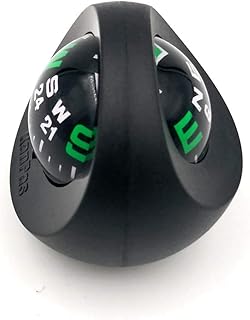 KanPas V28 Mini Automotive Dashboard Car Ball Compass (Black)