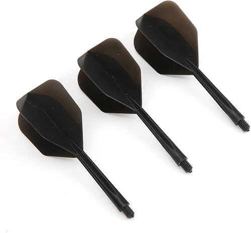 Miniatura 5 de 3 ejes de dardos de 2 BA, 3.150in, para un vuelo perfecto en un ángulo de 90 , eje de dardos transparente integrado y vuelos de forma estándar anti