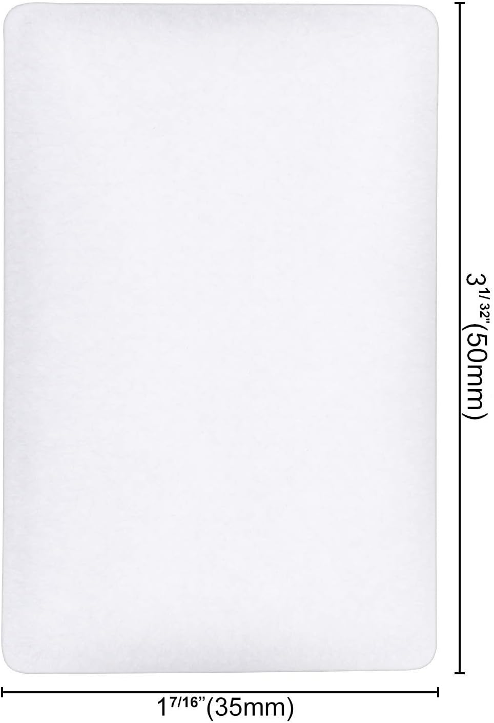 Norme 30 Pack Disposable Filters Disposable Air Filter 31/32 x 1 7/16 inch for Most Same Size Filters