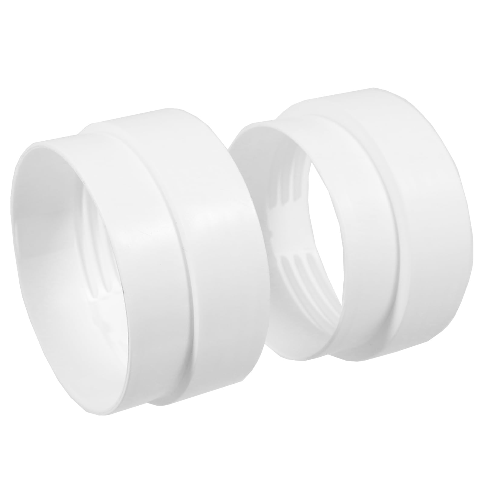 SPARES2GO Wäschetrockner-Adapter-Set, 100 mm, Gewinde, männlich und weiblich, für Schlauchauslass-Anschlussringe