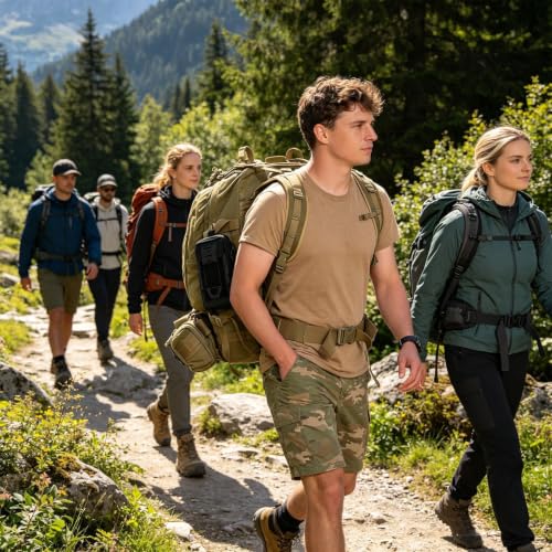 Riñonera para hombres mujeres viajes carrera y senderismo con espacio para móvil pequeño 2