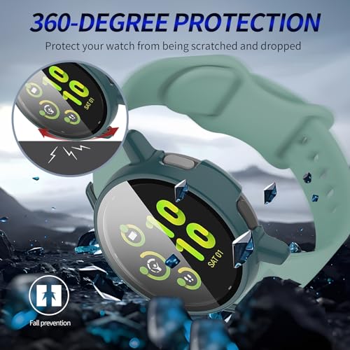 Correa de silicona con protector para Garmin vivoactive 5 miniatura 6