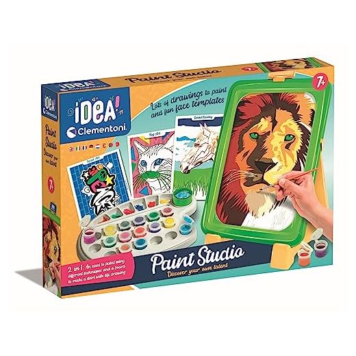 Clementoni- Idea – Estudio de Dibujo – Juguete Creativo para niños a Partir de 7 años, Fabricado en Italia, Set de Regalo (18717)