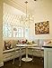 2xhome - Set of 4 Clear Dining Room Ghost Chairs Large Size Polycarbonate Plastic Modern Accent Side Chairs, Clear