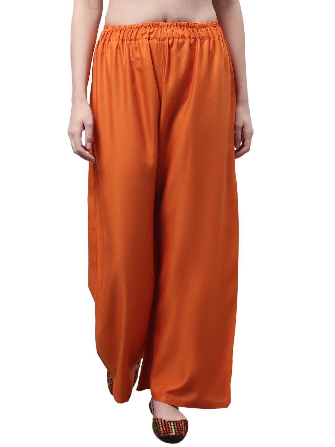valles365 by s.c. Women Flared Rayon Palazzo-picture-23