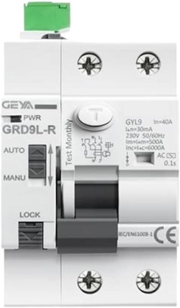 Automatic reclosing Leakage Circuit Breaker GRD9L-C/D/S/R/W Switch Input RS485 Control Isolation(2P 40A 300mA,GRD9L-C)