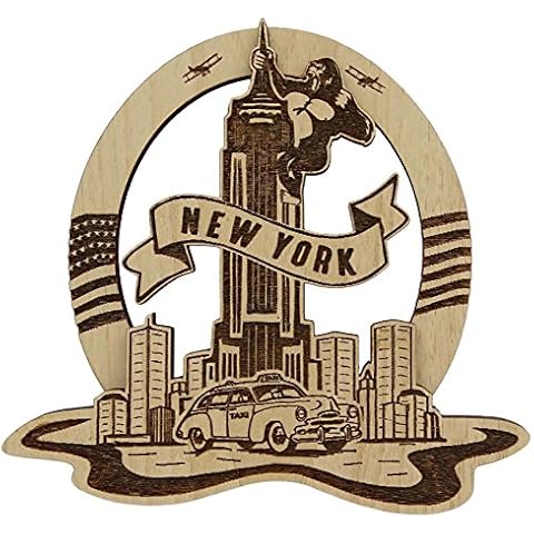 Printtoo New York King Kong Fridge Magnet Cover