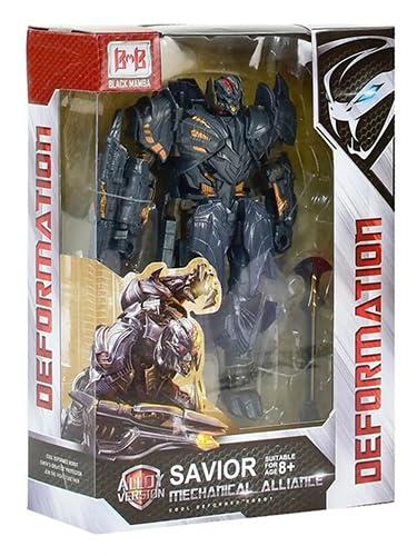 Image of DEFORMATION Black Mamba H8001-2 Jet Fighter, Action Figure, ABS+Alloy, 7 Inch, Age 8+, Grey