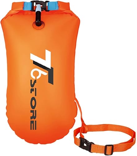 T6 Boya de natación impermeable de 20 litros flotador de seguridad para nadar y mantener el equipo seco para canotaje kayak pesca rafting natación