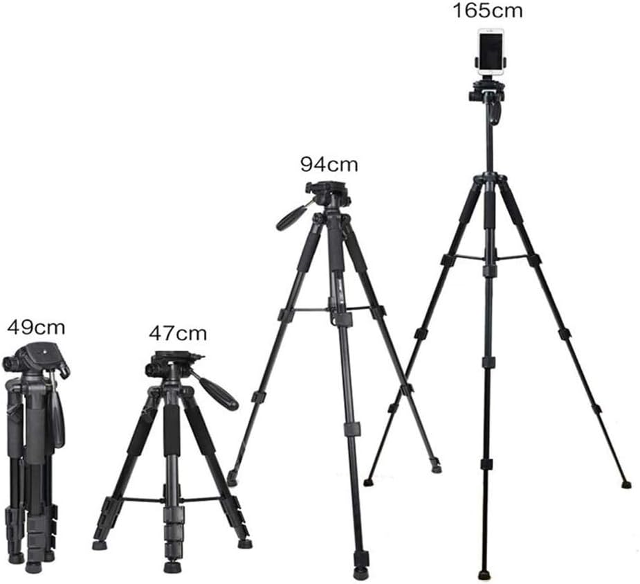 HBJWOV LED Light with Tripod Stand, Dimmable Live 3 Color Modes, Powered, Desktop, Phone Holder for Streaming, Video Shooting