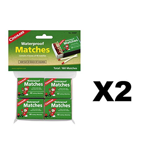 Coghlans 940BP Waterproof Matches - 8.0 Pack