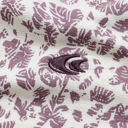Image of Allen Cooper Men's Cotton Blend Printed Polo T-Shirt Regular Fit Breathable Soft Fabric Casual Wear Stylish Floral Print Collar T-Shirt Summer Comfort (500327 Purple S /M /L /XL /XXL)