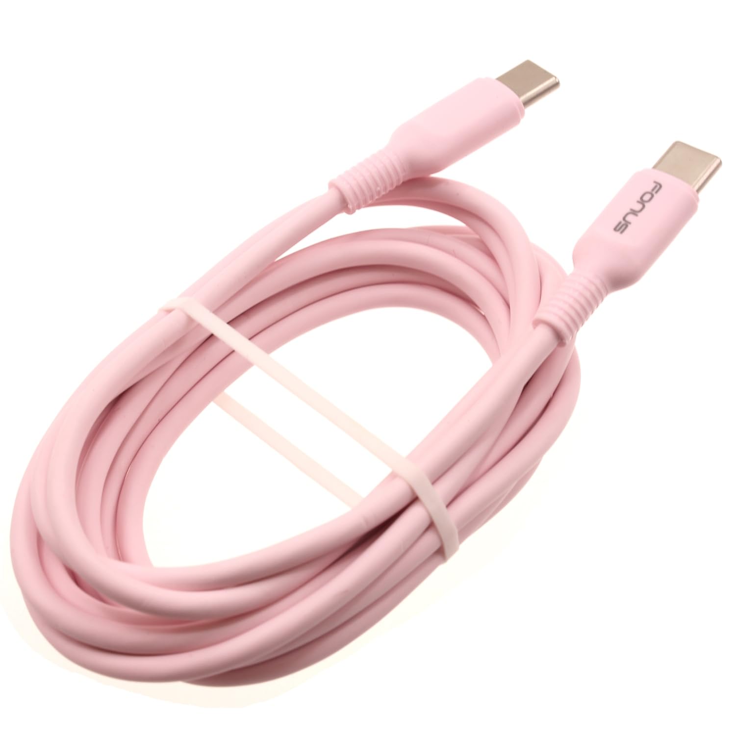 Selna USB-C to Type-C Pink 10ft Long Cable for Nord N300/N30/N20 5G Phones - PD Fast Charger Cord Power Wire Compatible with OnePlus Nord N300/N30/N20 5G Models