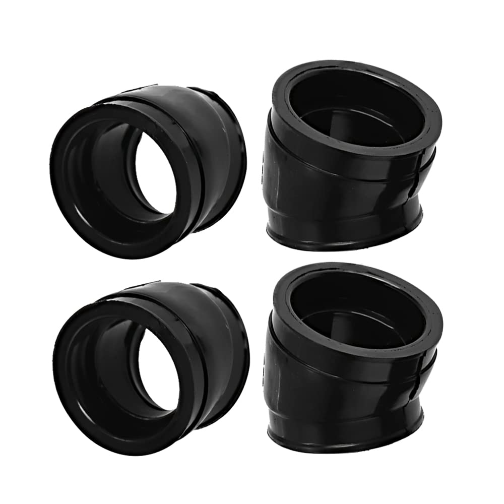 MDEOOSKY 4 Pcs 16211-438-000 Motorcycle Intake Manifold Carburetor Boot, Carburetor Intake Manifold Replacement for Honda Models CB900F, 1980-1982