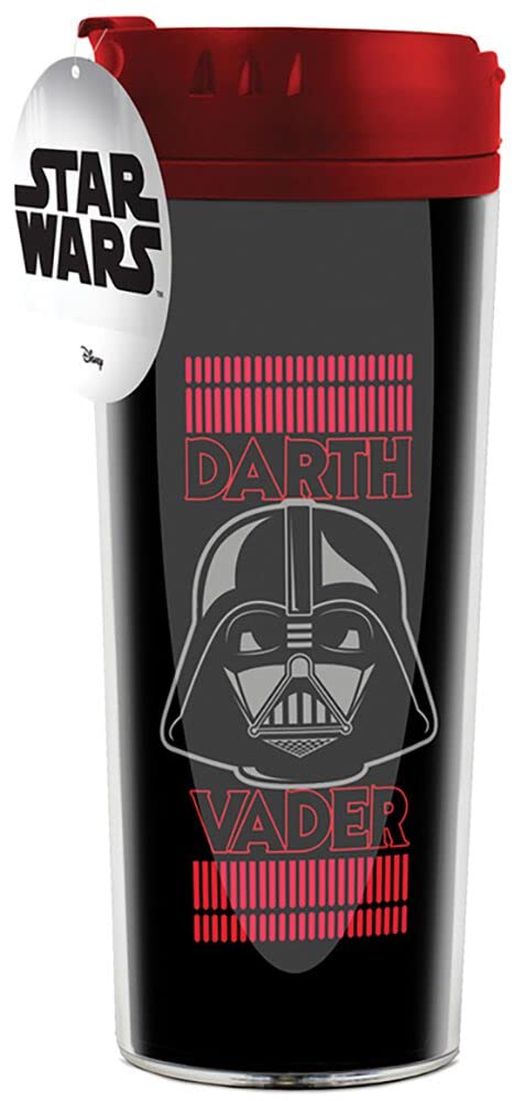 Star Wars Travel Mug (Darth Vader Design) 16oz - Official Merchandise