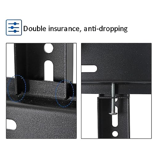 Support de plafond réglable pour téléviseur motorisé à double poteau