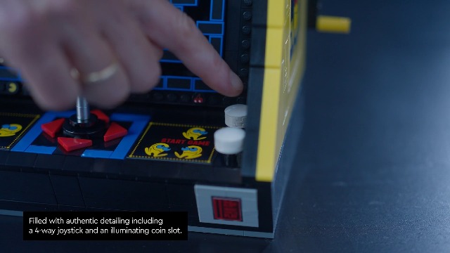 LEGO Icons PAC-MAN Arcade Model Kit for Adults to Build, Replica