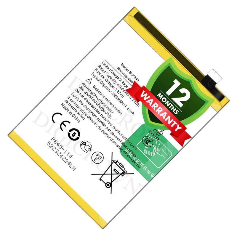 Image of Original BLP845 Battery Compatible for OnePlus Nord CE 5G - (4500mAh) - 1 Year Warranty DF7