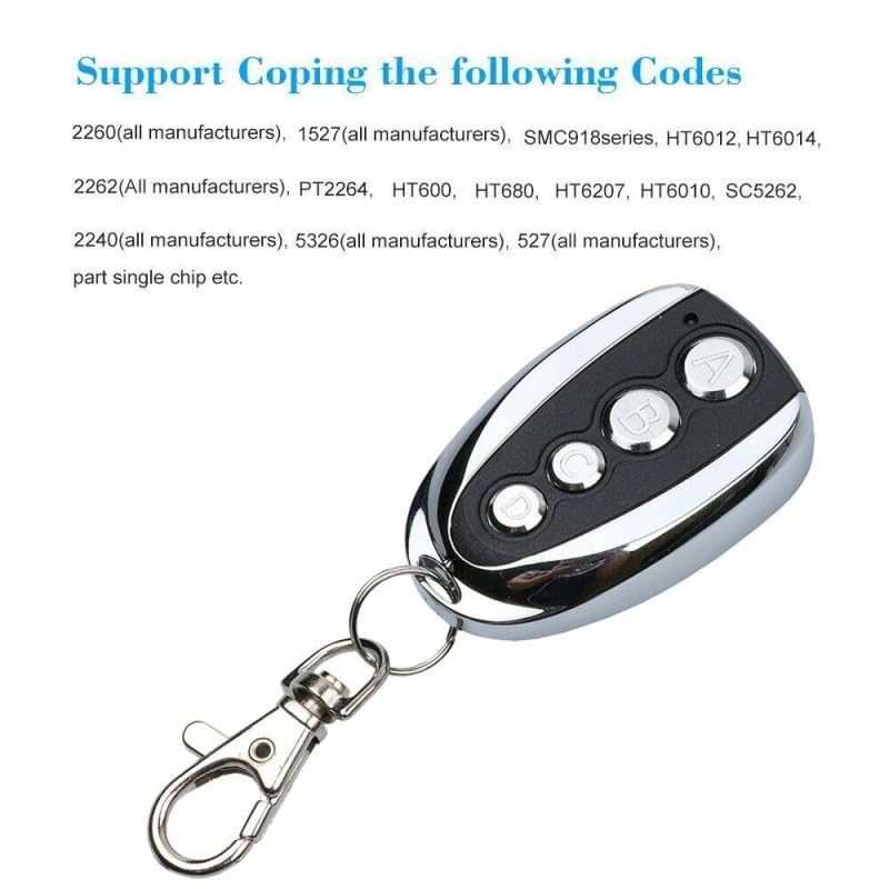 Image of ROBOWAY 433MHz Wireless Remote Control DC12V 4CH Remote EV1527 Learning Type RF Transmission Code Remote Control
