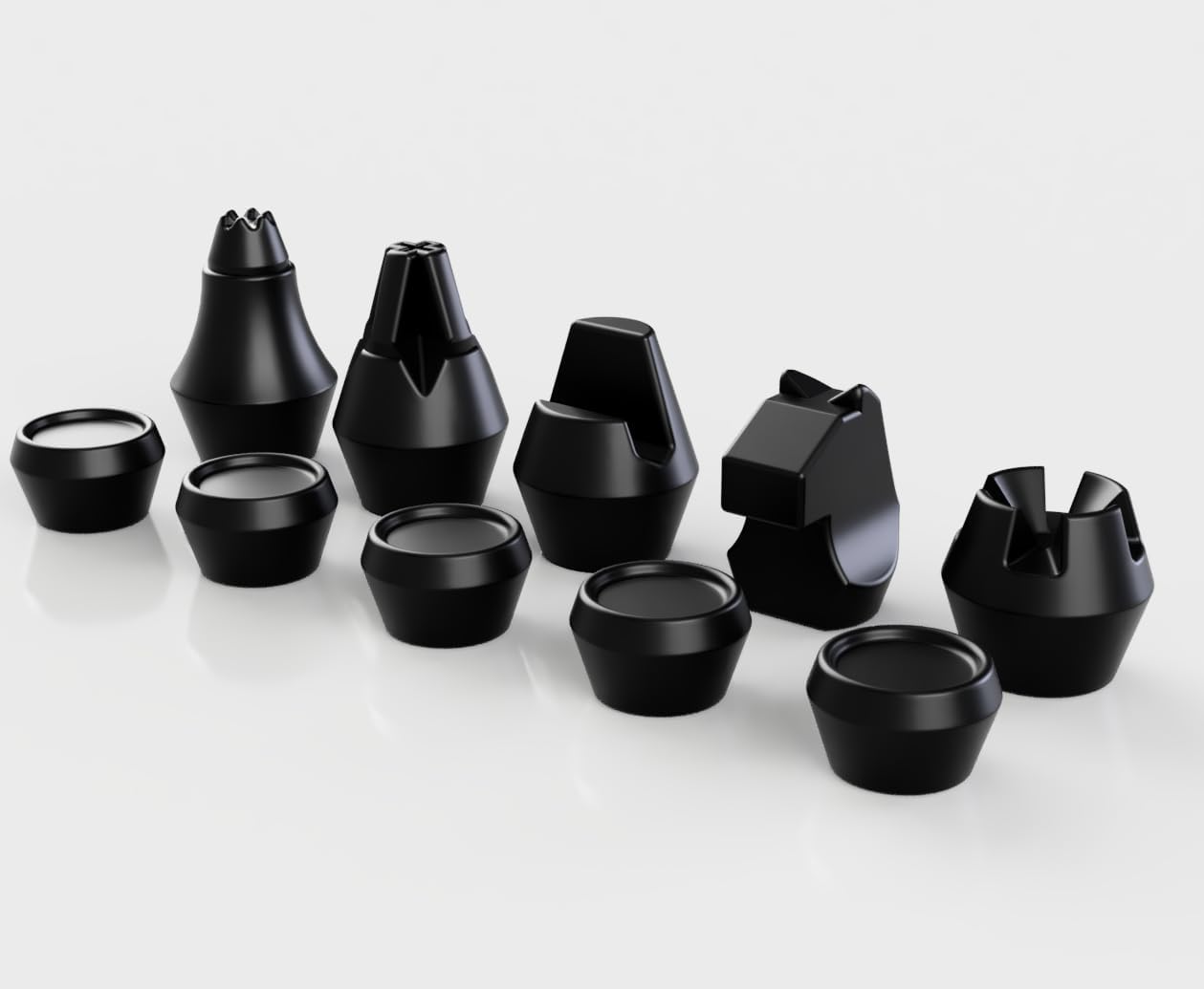 Extra Chess Pieces XL for VENTUREBOARD XL - Folding Chess Board, Best Portable Travel Chess Board Sets Game Pieces - Beginner Chess Set