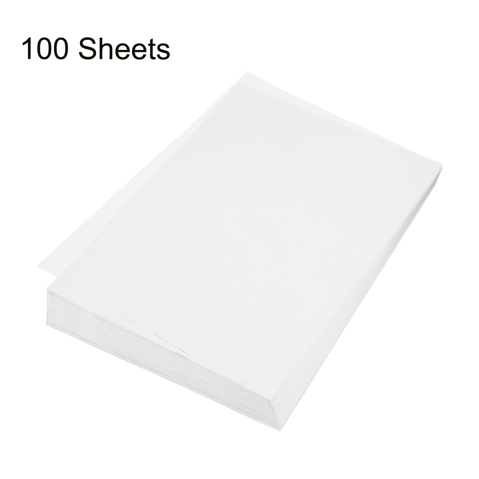 QUARKZMAN 100 Hojas De Papel De Origami Doble Cara Blanco A4 Cuadrado Para Proyectos De Arte Manualidades Principiantes Decoración De Regalos