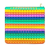 Warm Home Juguete Antiestrés Sensorial de Explotar Burbujas Push Pop Bubble Fidget Toy Herramientas para aliviar el estrés y la ansiedad para niños y Adultos ( Size : E )