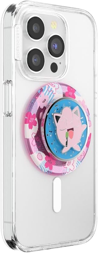 PopSockets Phone Grip for MagSafe, Magnetic Holder, Phone Stand, Pokemon - Jgglpff Disarm Voice