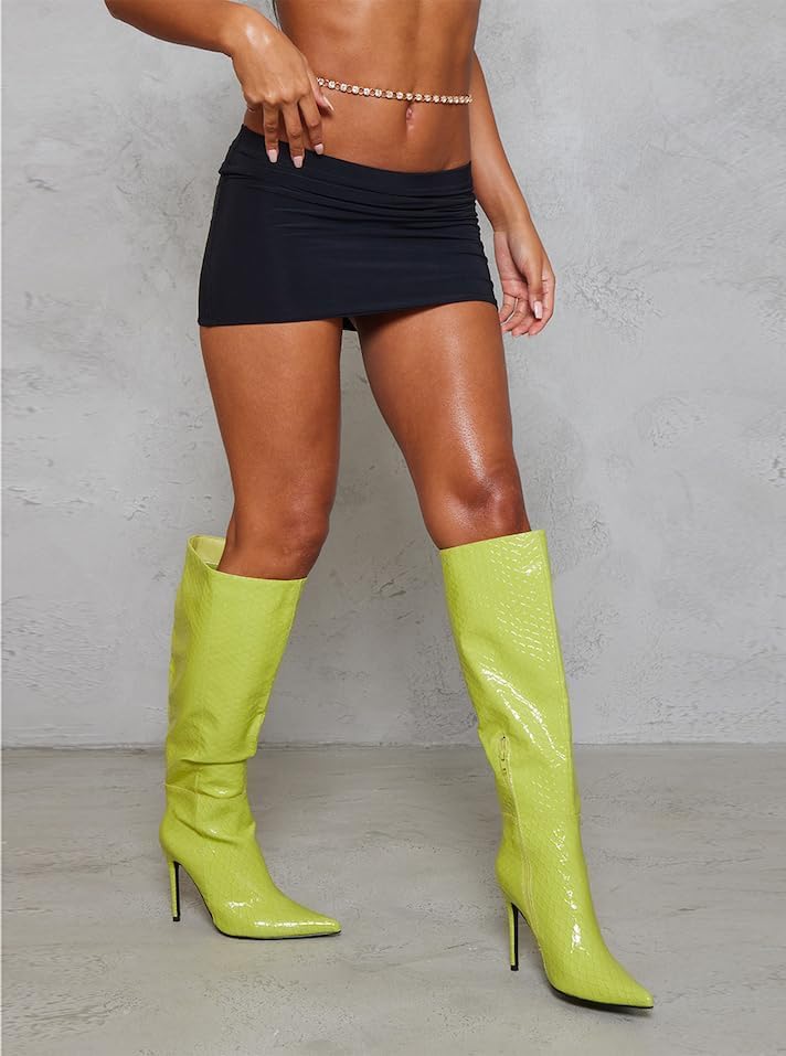 White Slinky Basic Low Rise Extreme Micro Mini Skirt - Image 3