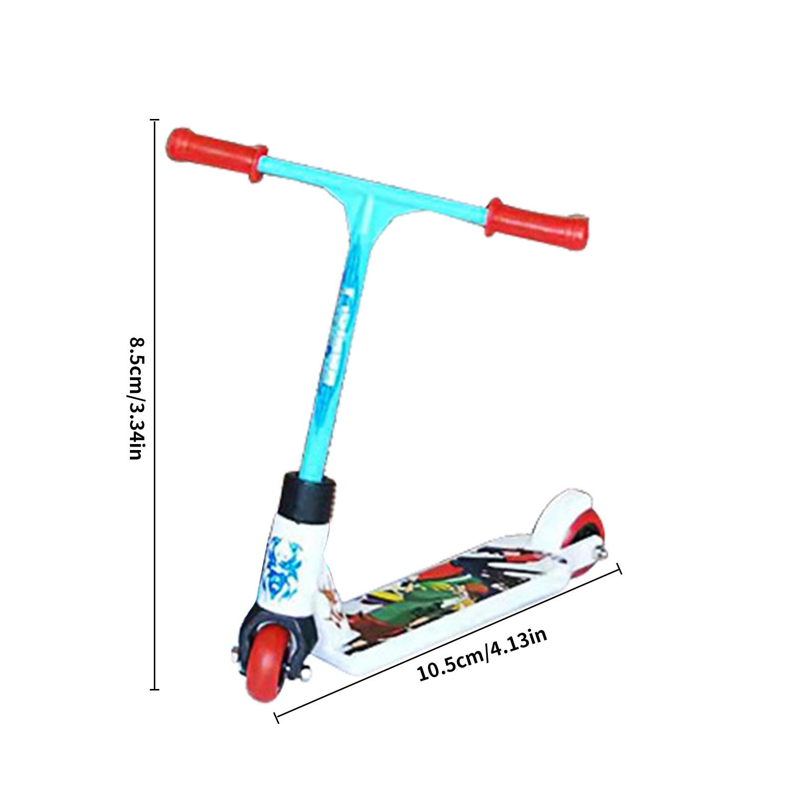 4 piezas m-ini Finger Scooter, Scooter para los dedos, dos ruedas, scooter, dedos movimiento juguete dedo juguete juguete adulto niños Navidad calcetín relleno regalos fiesta