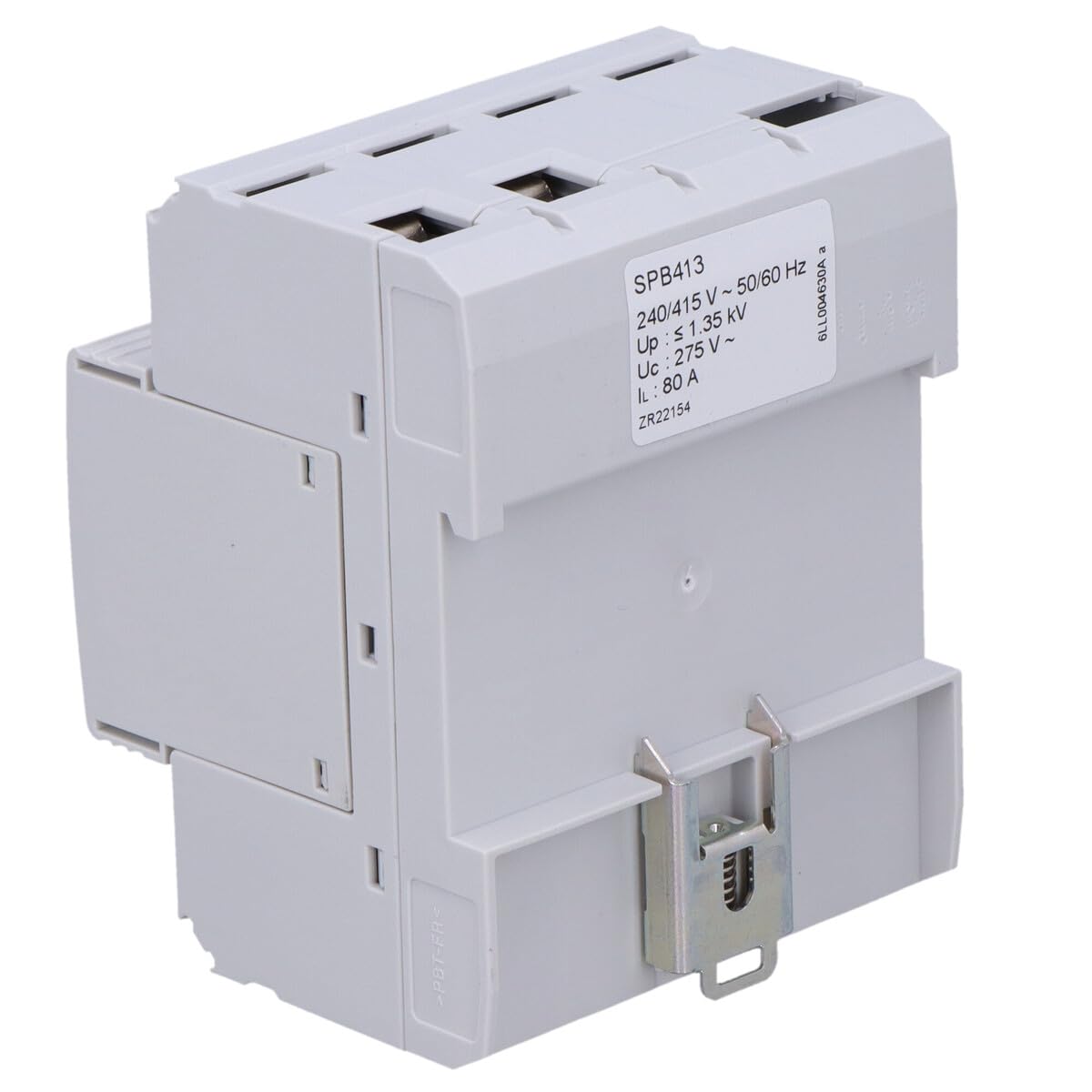 Descargador de sobretensiones T2 4P 40kA TT/TNS HAGER SPB413