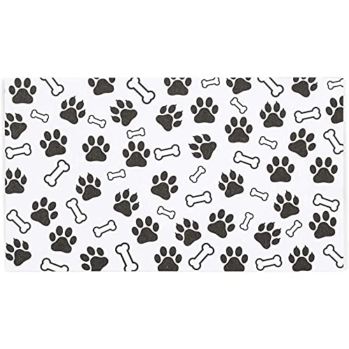 Paw Print Appointment Reminder Cards, Vet Office Supplies (3.5 X 2 In, 200 Pack) #TOP3