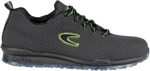 COFRA 78802-N00 Monti S3S FO SR- Taglia 49 Scarpa in Nylon Nero Lamina APT Suola Morbida Poliuretano da Lavoro Antinfortunistica Sportiva Traspirante Idrorepellente