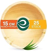 ECO SOUL Palmblad platen 20 cm 25 vierkante bamboe plaat I milieuvriendelijk, biologisch afbreekbaar, composteerbare zware plaat, wegwerpborden voor kerstdiner, feest en evenementen