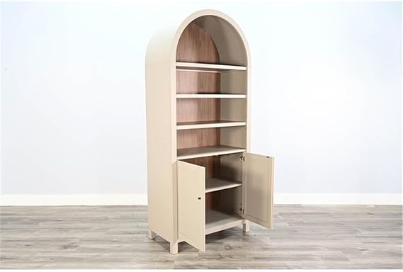 Sunny Designs Arched Display Cabinet with Doors