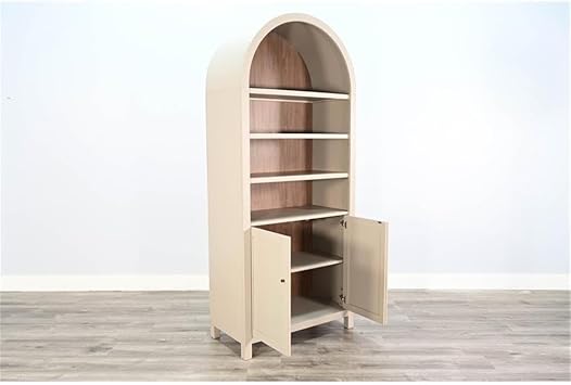 Sunny Designs Arched Display Cabinet with Doors