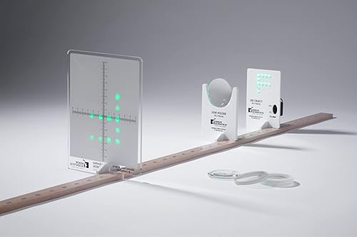 Arbor Scientific Juego de banco óptico diseñado para varillas medidoras, incluye guía de instrucciones de 18 páginas