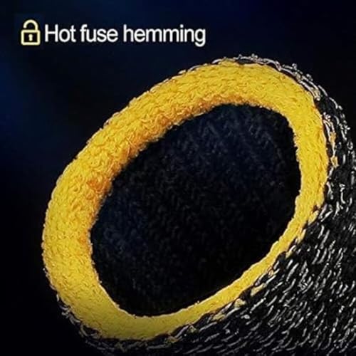 EDNITA Pubg Anti-Slip Thumb Sleeve 8 Pcs Black - Image 3